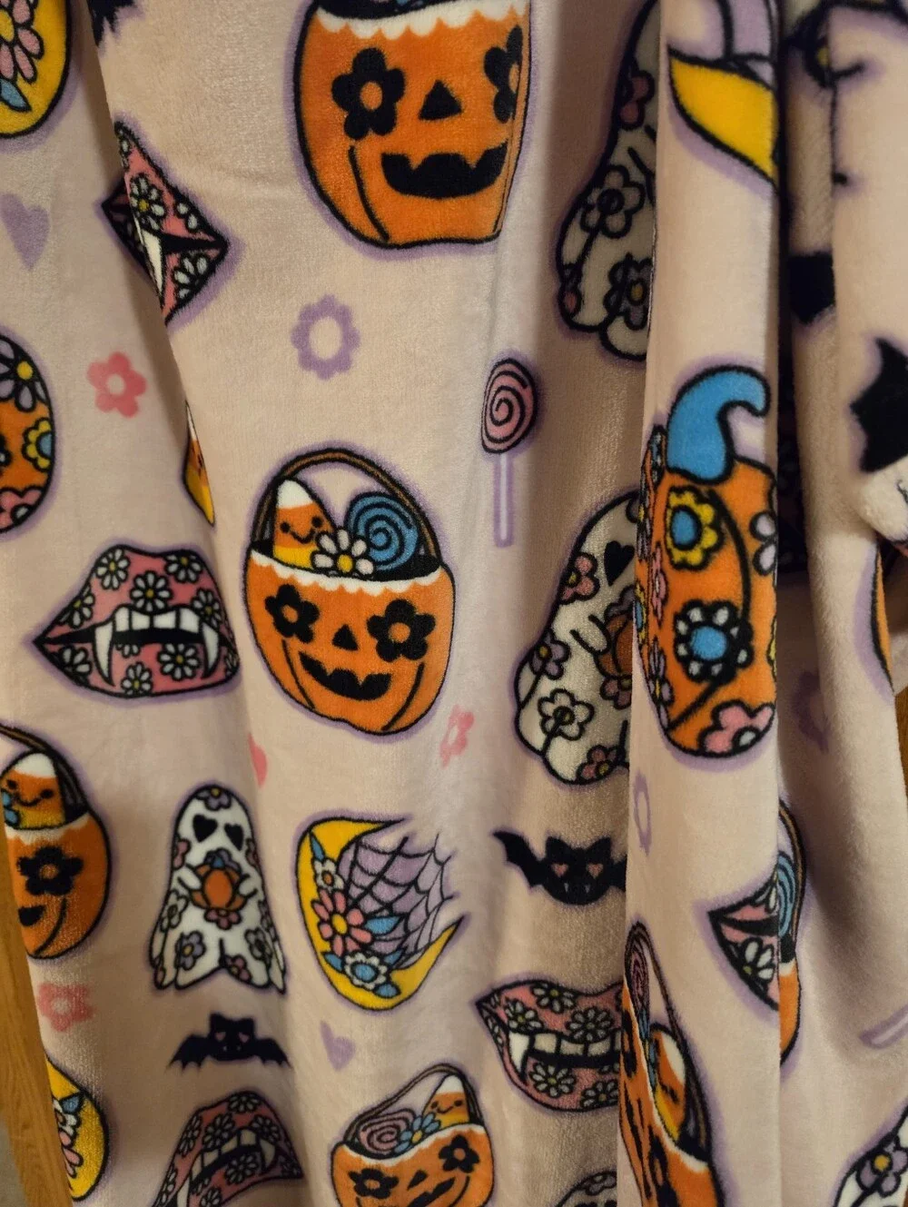 Betsey Johnson Retro Halloween Blanket